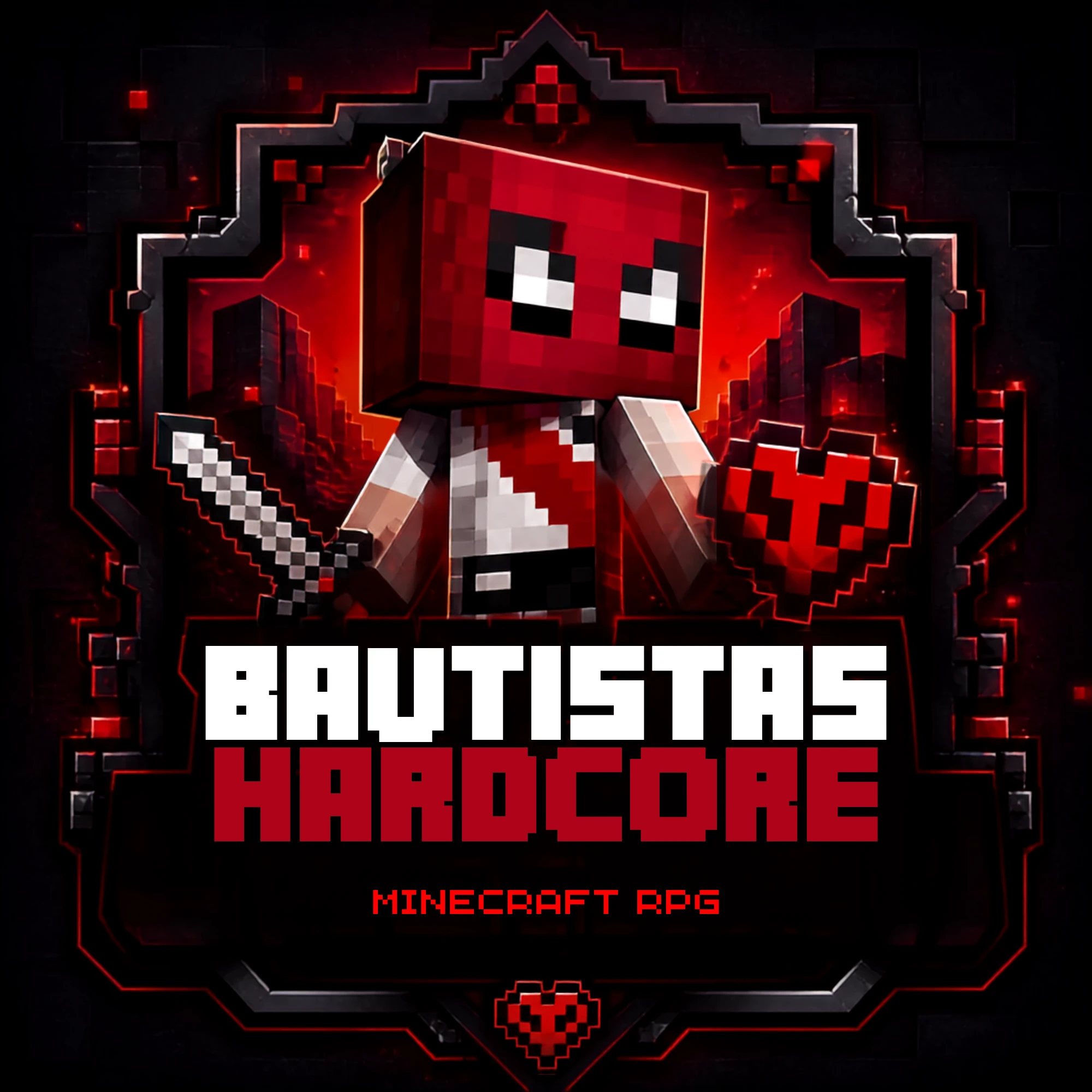 Logo del server Bautistas Hardcore, Minecraft RPG